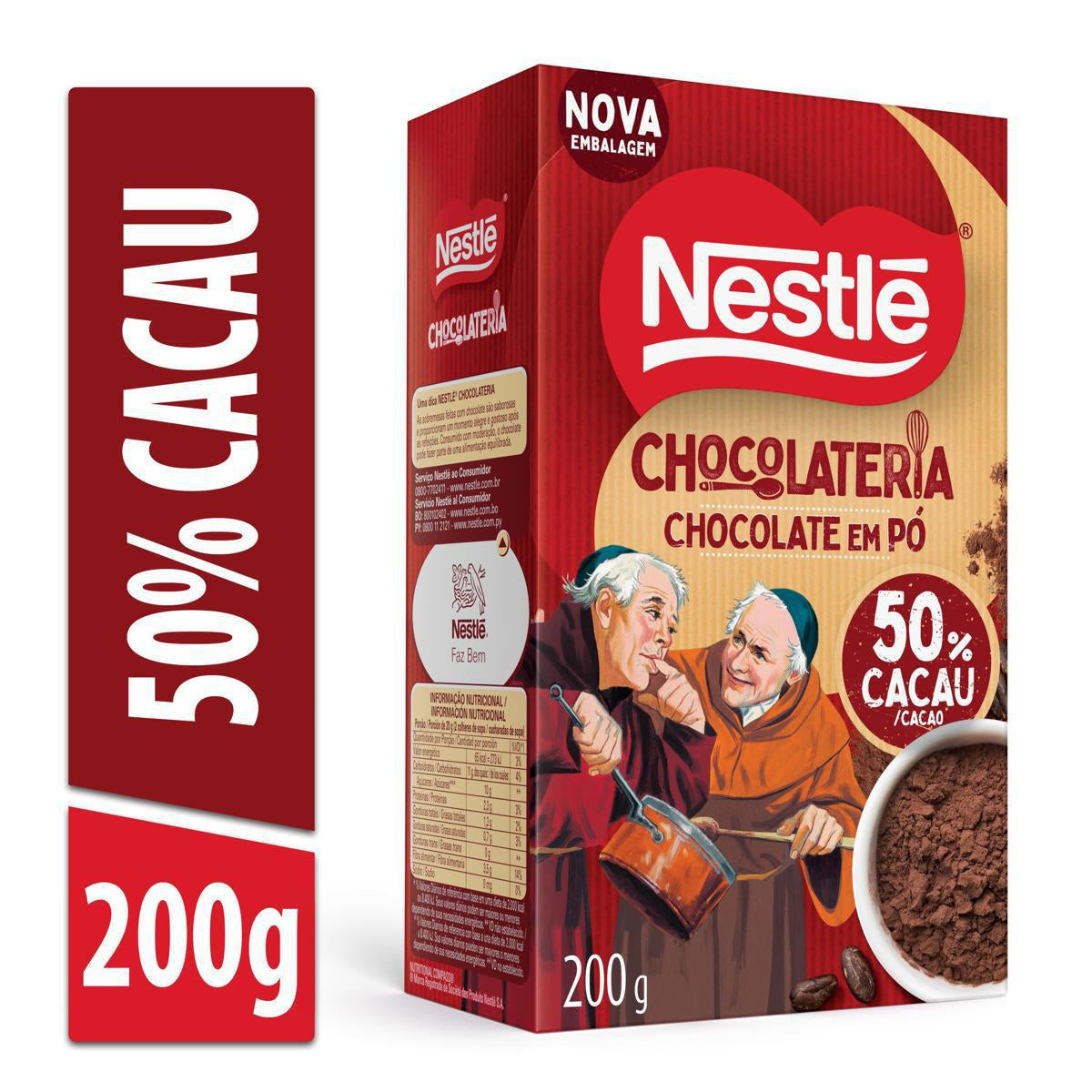 Chocolate em Po Nestle Dois Frades 200 g image 0