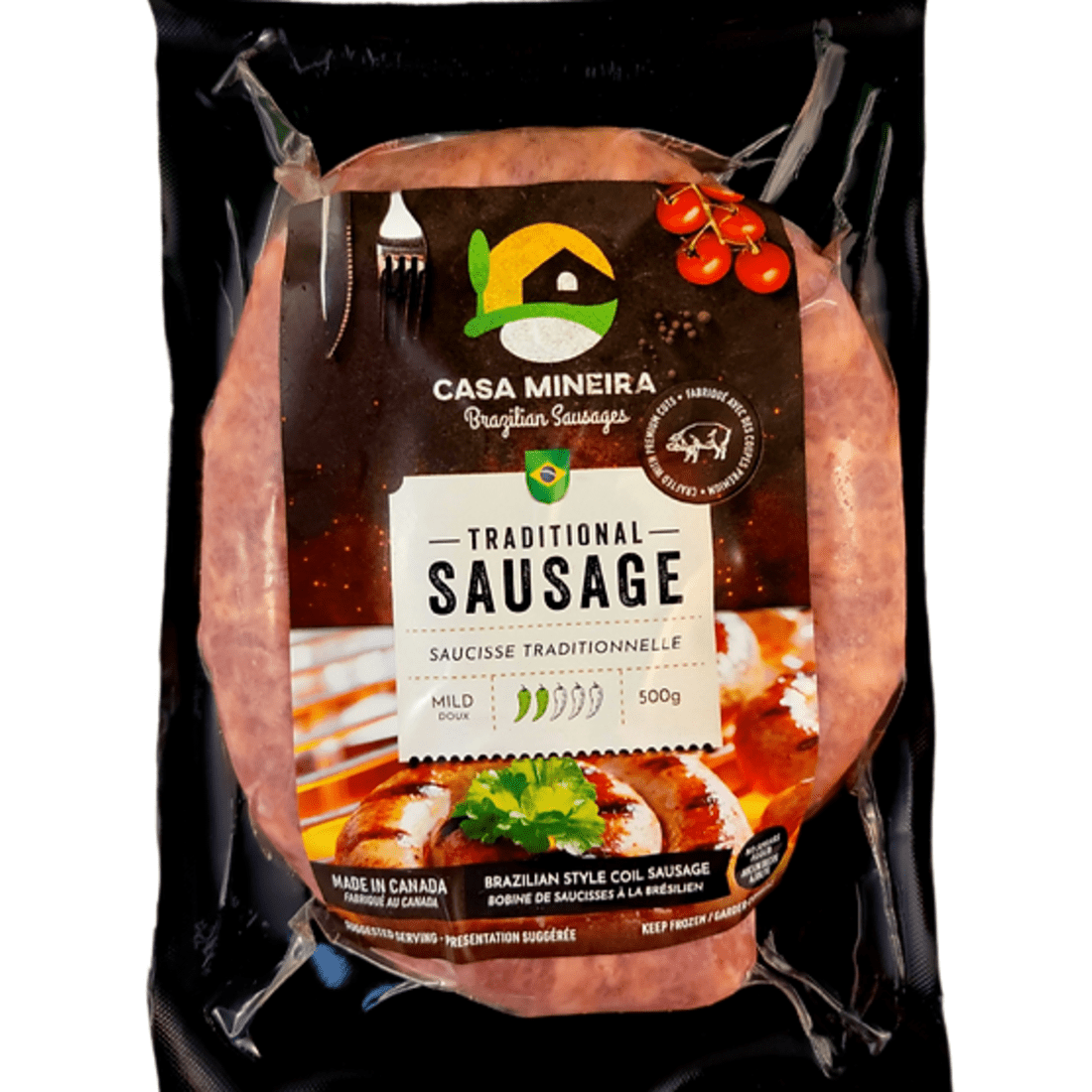 Traditional Sausage - Casa Mineira (500g) image 0