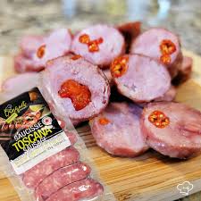 Linguica Toscana com pimenta Biquinho Banquet 375g