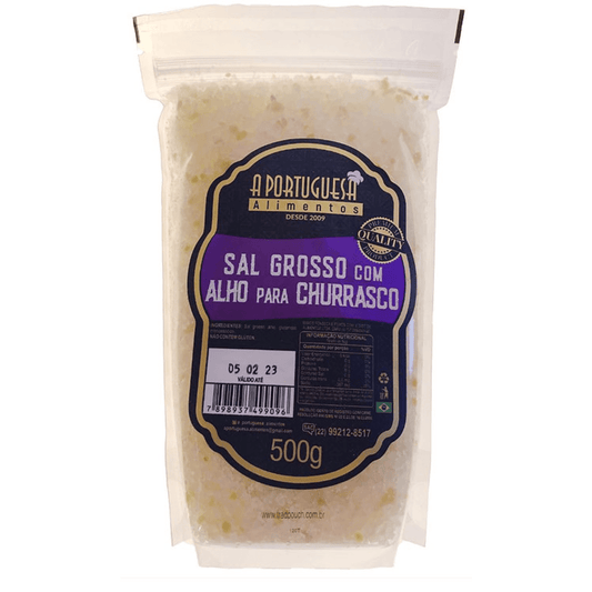 Coarse Salt (Sal Grosso) with Garlic for BBQ - A Portuguesa image 0