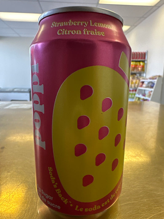 Poppi Strawberry Lemon 355ml