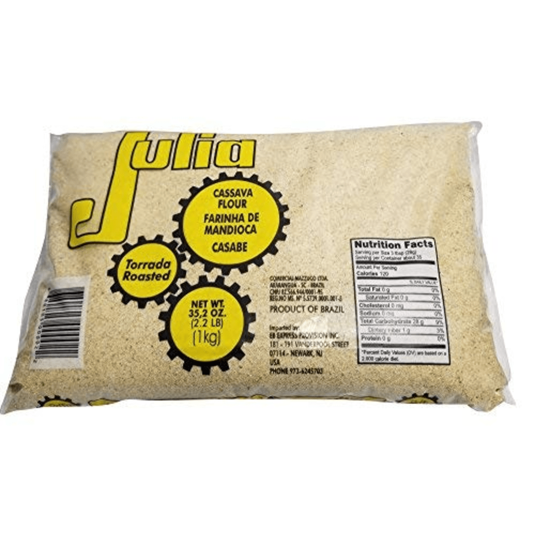 Farinha de Mandioca Branca - Julia 1kg image 0