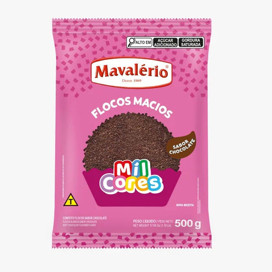 Flocos de Chocolate Macios Mavalério 500 g