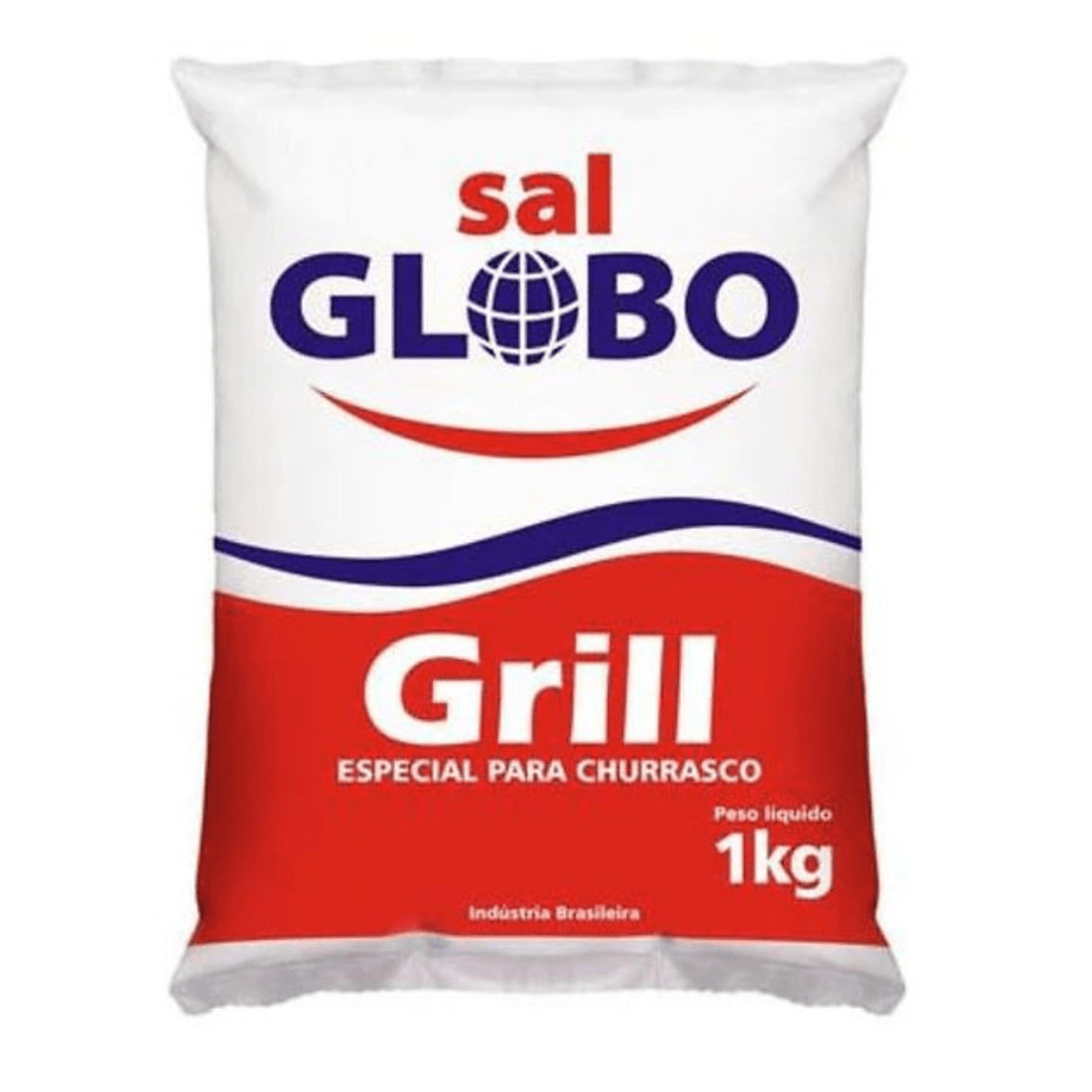 Coarse Salt (Sal Grosso) for BBQ - Globo (1kg) image 0