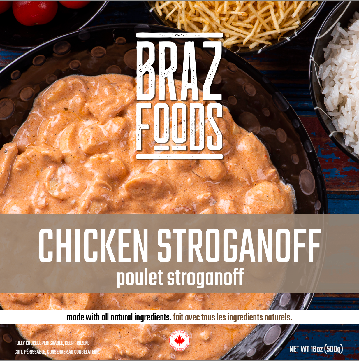 Chicken Stroganoff Brazfoods - 500g image 0