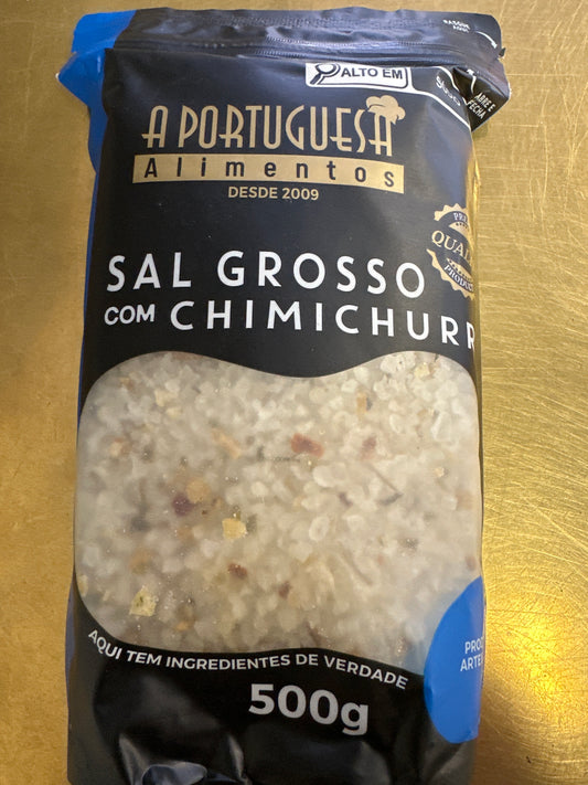 A Portuguesa sal grosso com chimichurri 500g