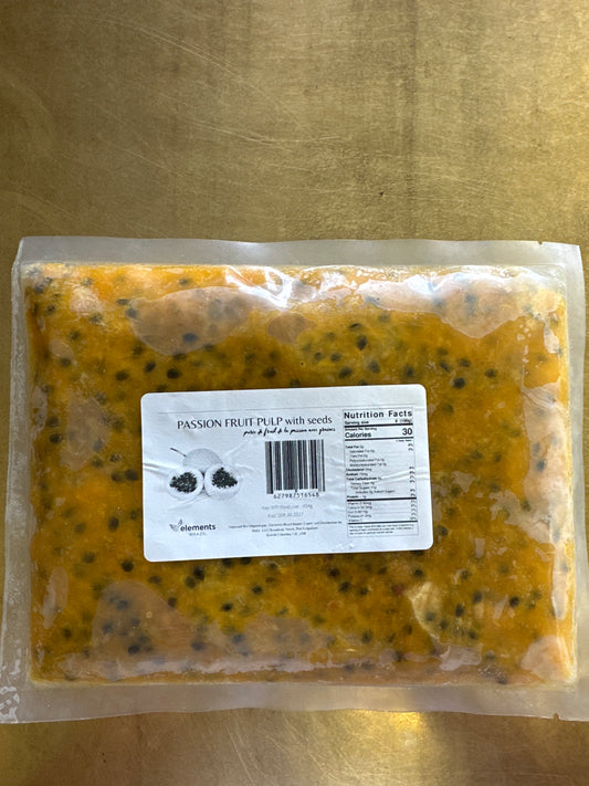 Polpa de maracujá com sementes elements 454 g