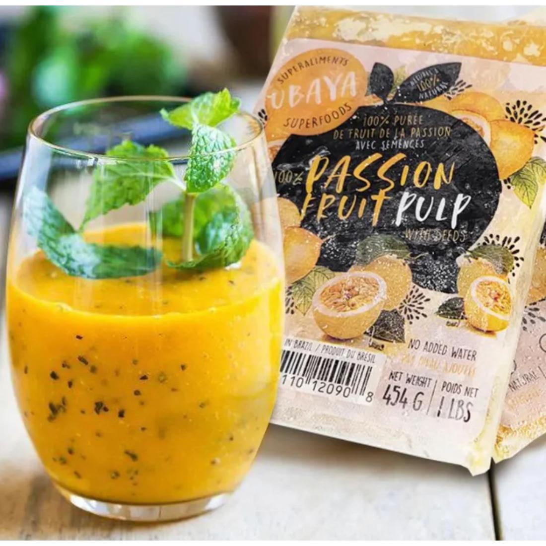 Passion Fruit Pulp with Seeds - Ubaya - 454g image 0