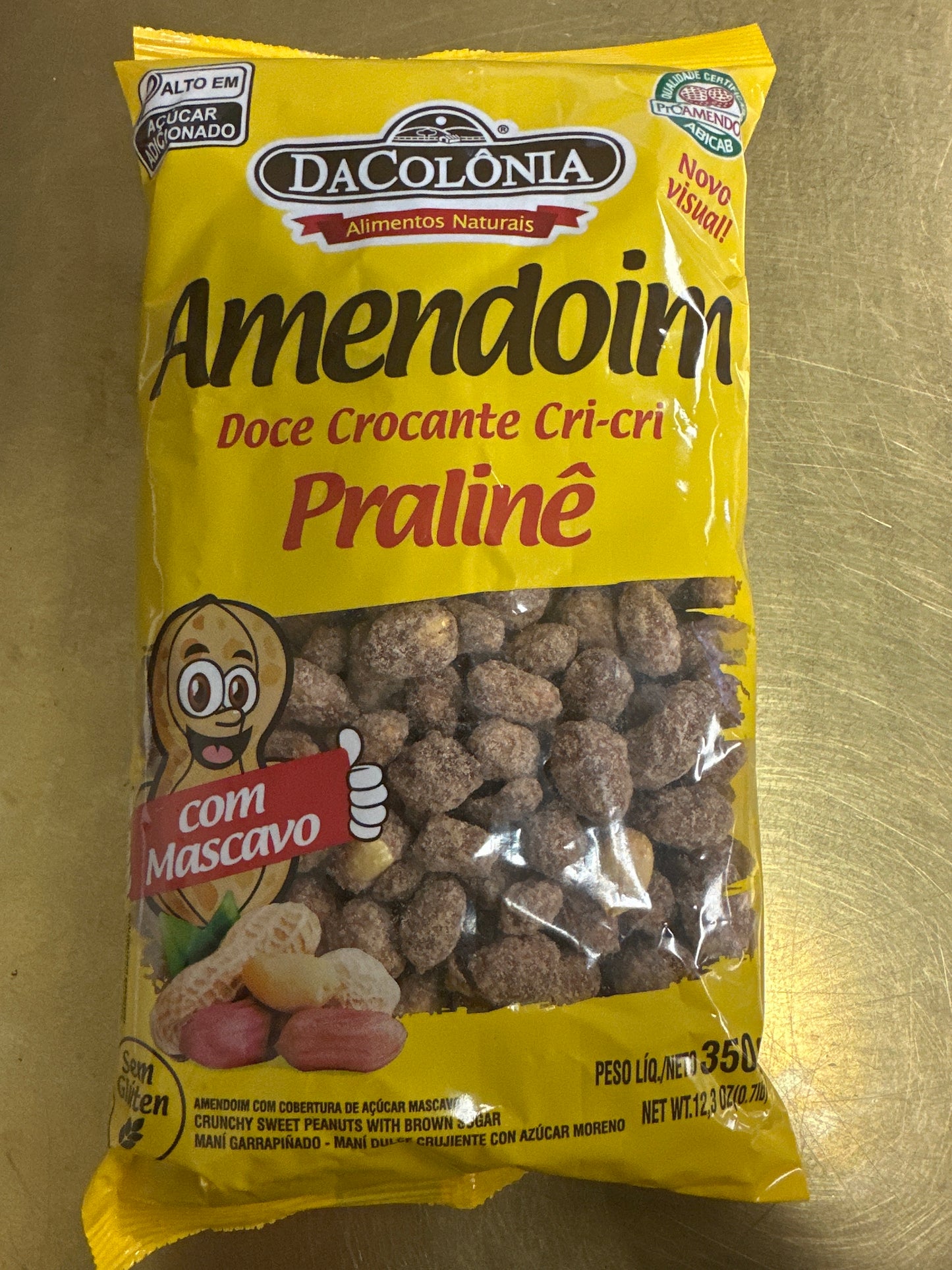Amendoim doce crocante Cri Cri da Colônia 350g