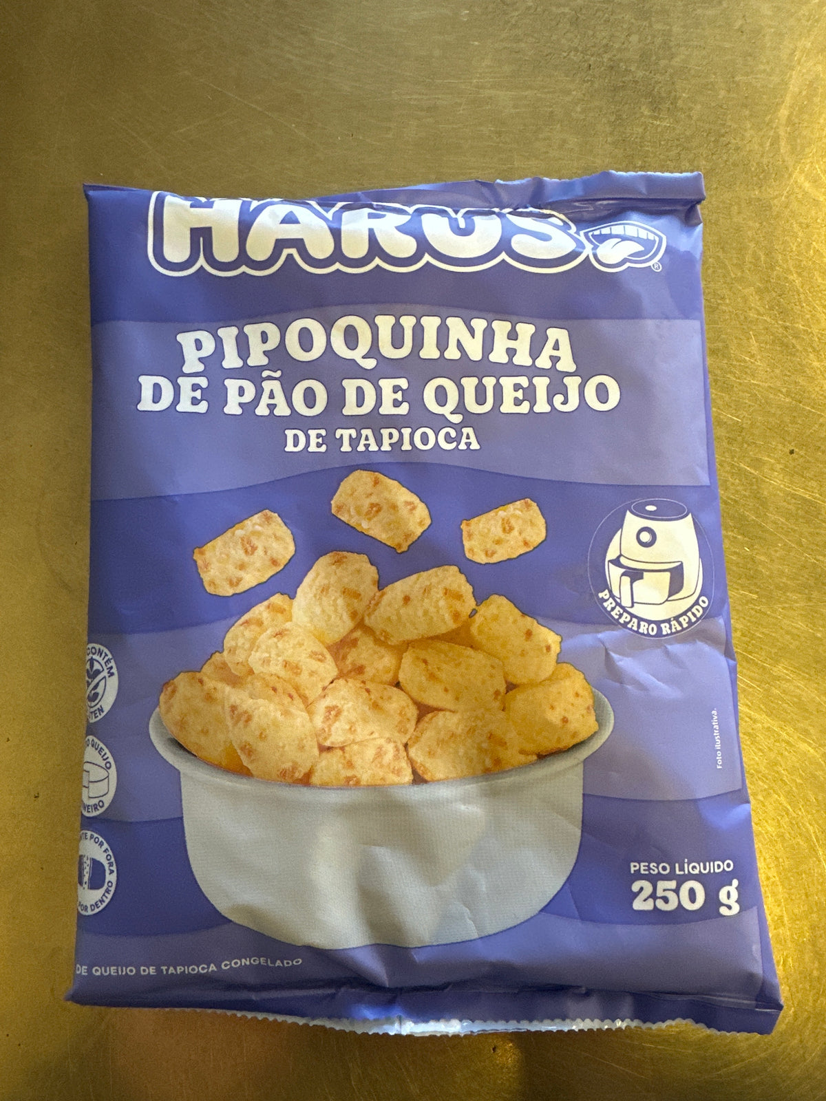 Harus pipoquinha de pão de queijo