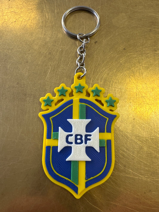 Chaveiro Brazil CBF Fire Star