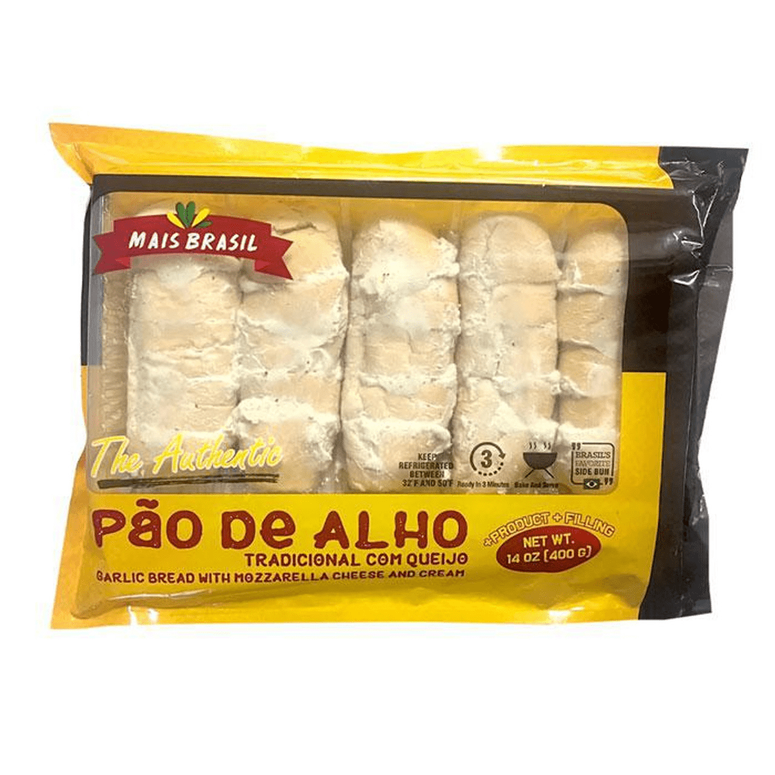 Garlic bread for BBQ - Mais Brasil (400g) image 0