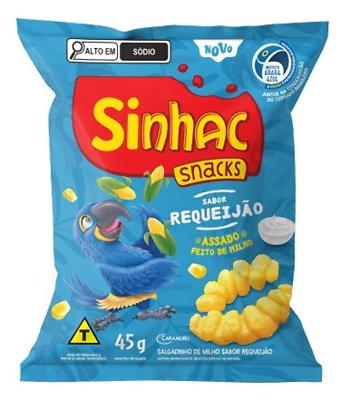 Corn Chips - Requeijão - Sinha - 45g image 0