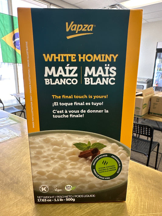 Canjica branca cozida Vapza 500g