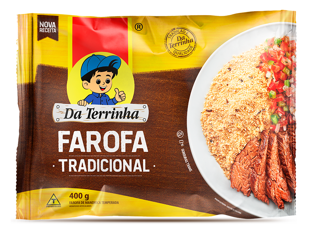 Farofa Tradicional da Terrinha - 400gr image 0