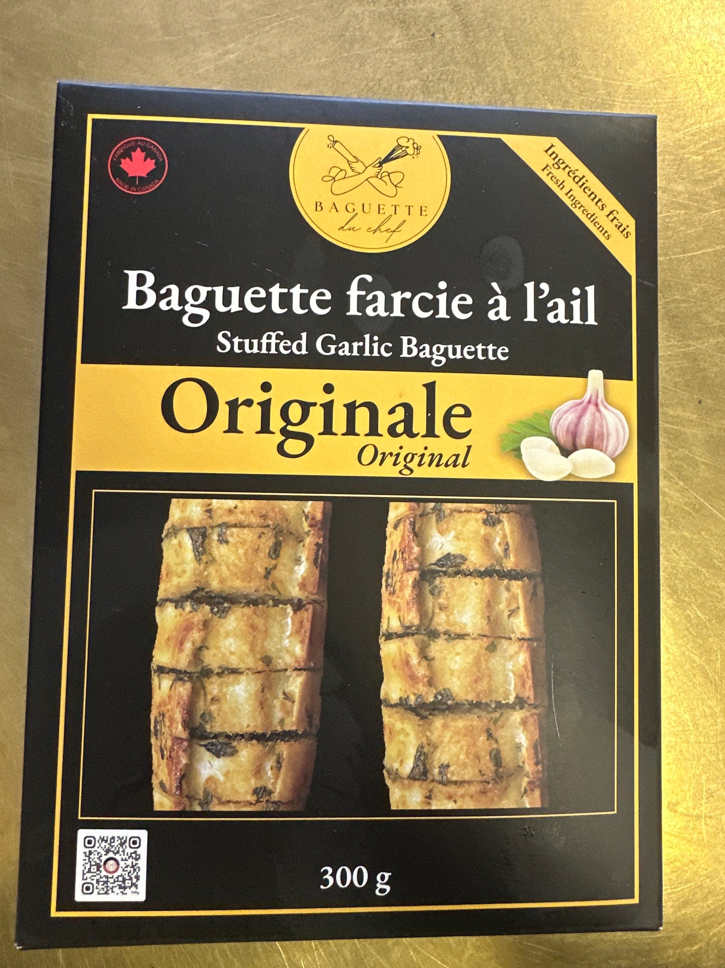 Baguette com alho