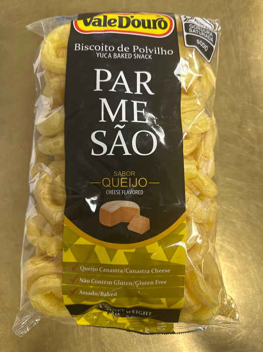 Biscoito de polvilho Vale D’Ouro sabor Parmesão 150g