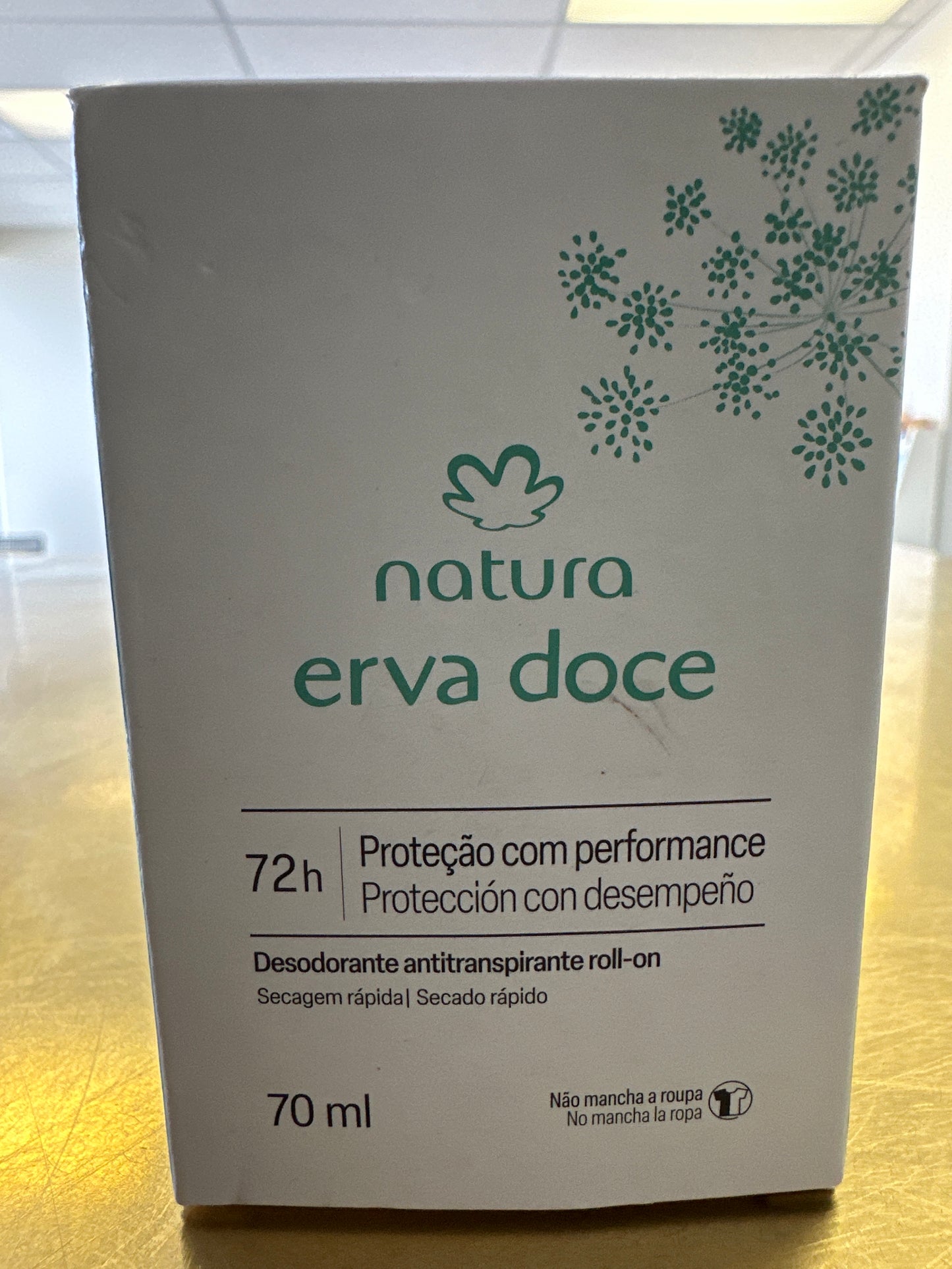 Antitranspirante Natura Erva Doce 70 ml