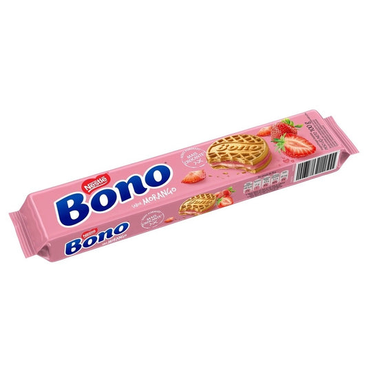 Biscoito Recheado sabor morango Bono