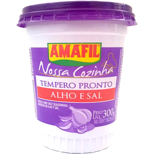 Tempero Pronto Alho e Sal Amafil 300 g