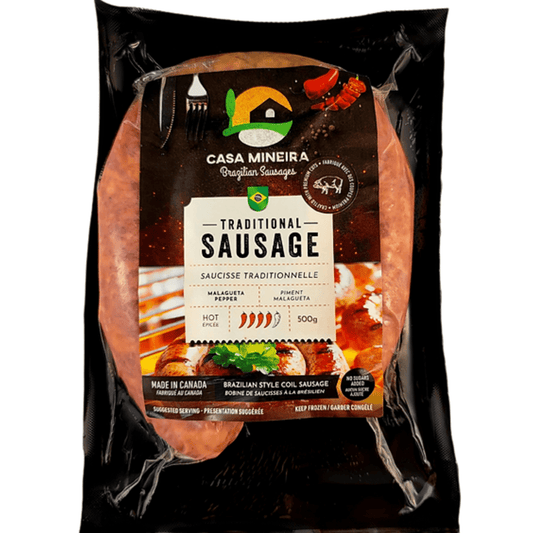 Traditional Sausage (Spicy) - Casa Mineira (500g) image 0