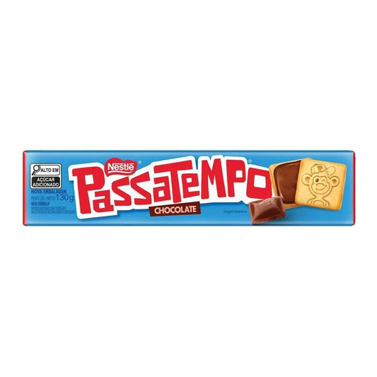 Biscoito Recheado Passatempo sabor chocolate 130 gr image 0