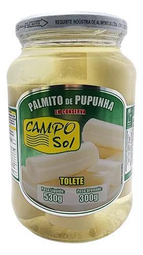 Palmito de Pupunha Campo Sol 530 g image 0