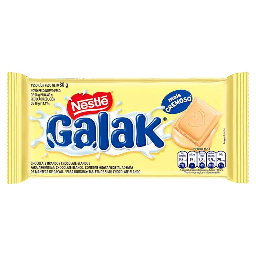 Chocolate Branco Galak Nestle 80g image 0