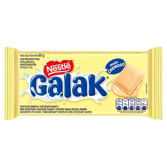 Chocolate Branco Galak Nestle 80g image 0