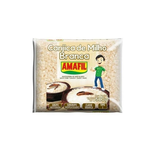 Amafil Canjica Branca 500 g image 0