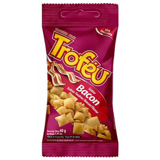 Trofeu salgadinho sabor Bacon 40 gr image 0