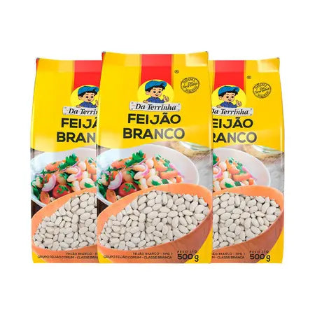 White beans (Feijão Branco) - Da Terrinha - 500g image 0
