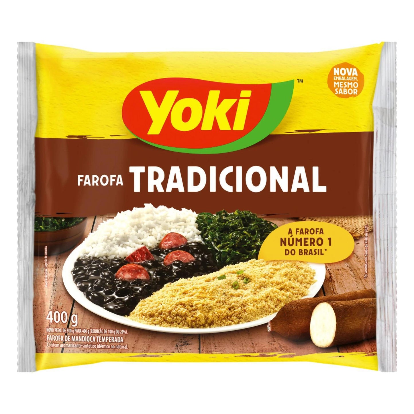 Farofa de Mandioca Tradicional - Yoki - 400 gr image 0