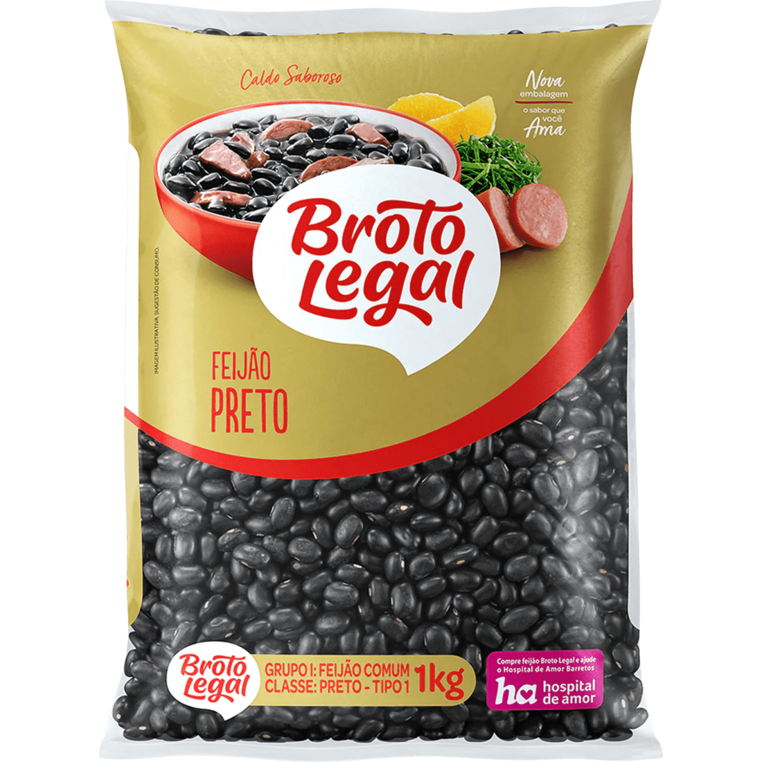 Black Beans - Broto Legal (1kg) image 0